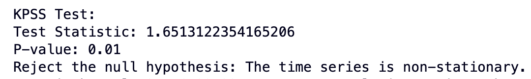 KPSS Test