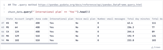 pandas-query