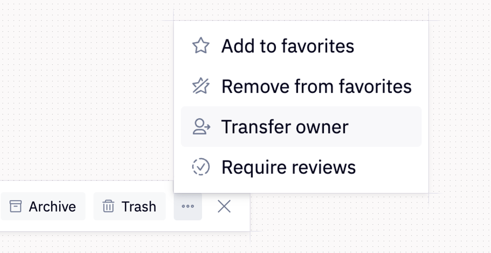 Transfer owner on a data project in a Hex workspace