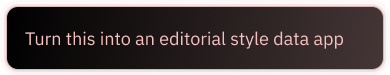 Code generation prompt bar