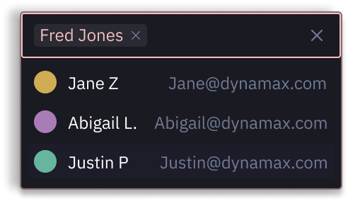 Owner Dropdown